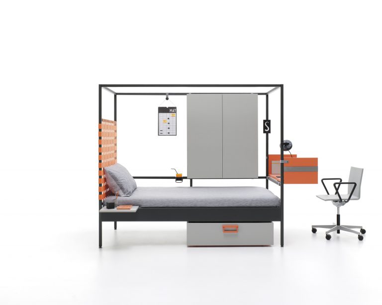 Cama Nook Bed con escritorio integrado